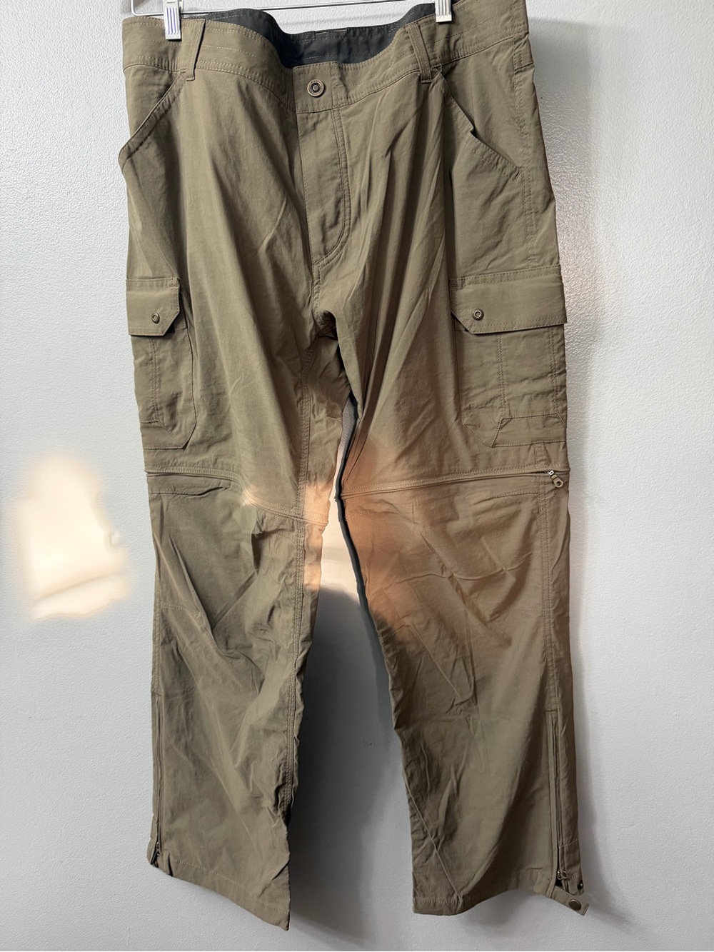 Kuhl Renegade Men's Olive Convertible Cargo Pants 38 x 30